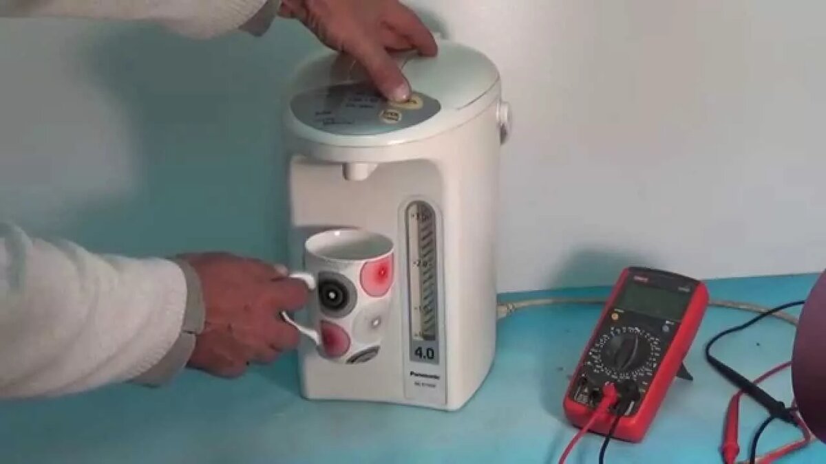 Как закрепить кнопку на электрочайнике