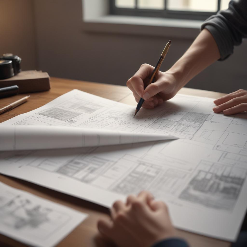 Процесс создания дизайна информационного буклета